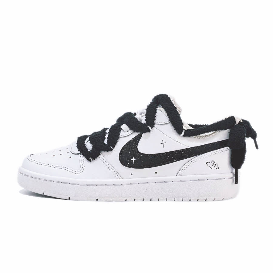 Nike Nike Court Borough Dream Factory Synthetic Leather Abrasion Resistant Slip Resistant Abrasion Resistant Slip Resistant