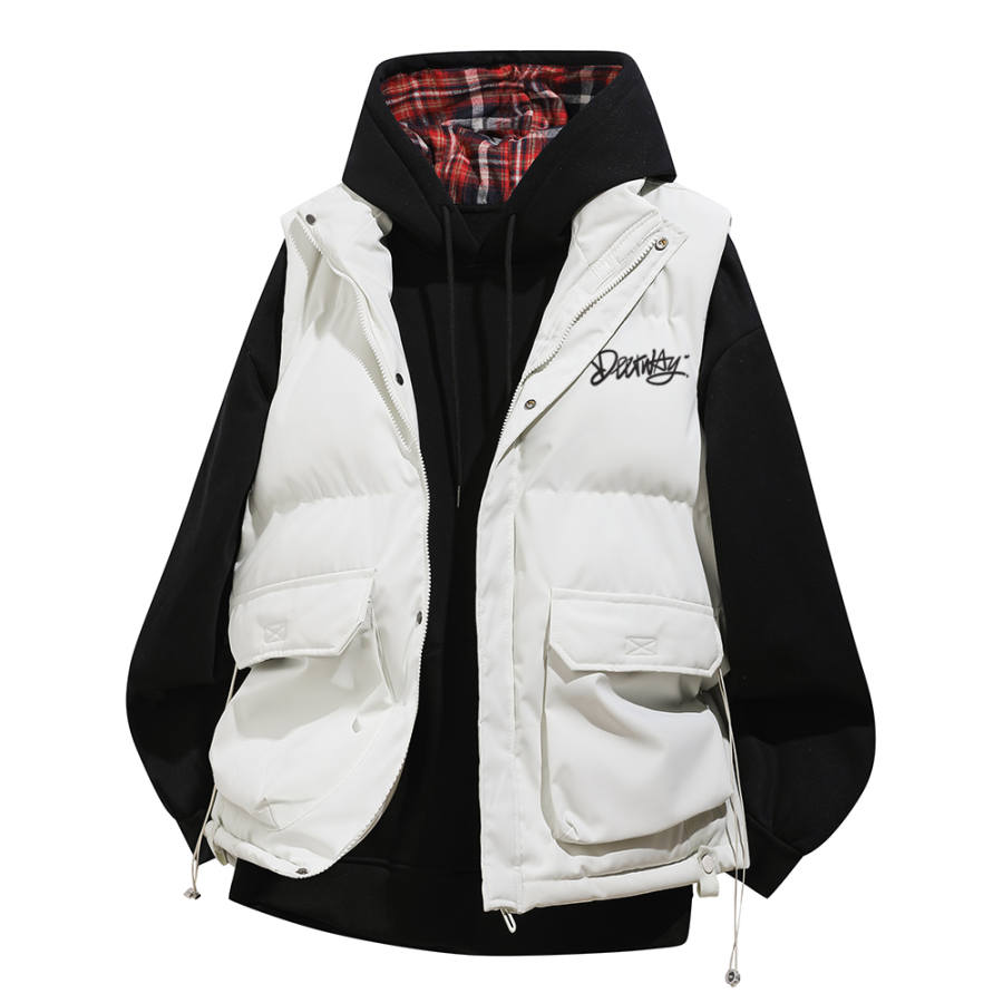 DEERWAY Vests Unisex Stand Collar Moderate Urban Techwear