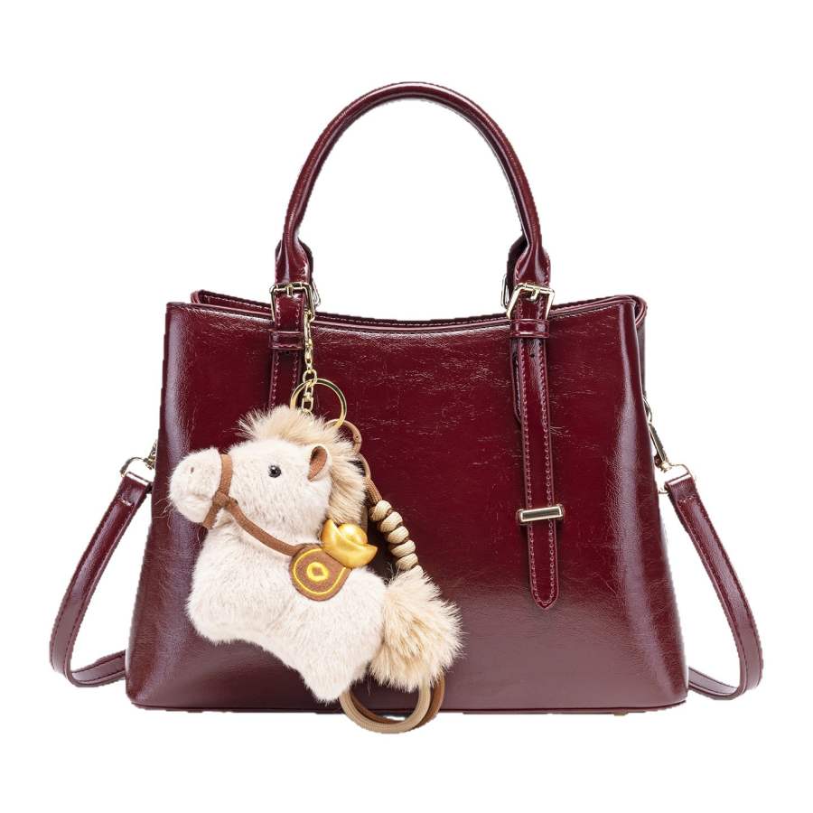 PAYOT Synthetic Leather Year Of The Horse Limited Edition Handbag Regular Women's Burgundy