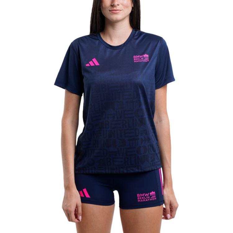 Adidas Adidas T Shirts Women's Blue Crew Neck