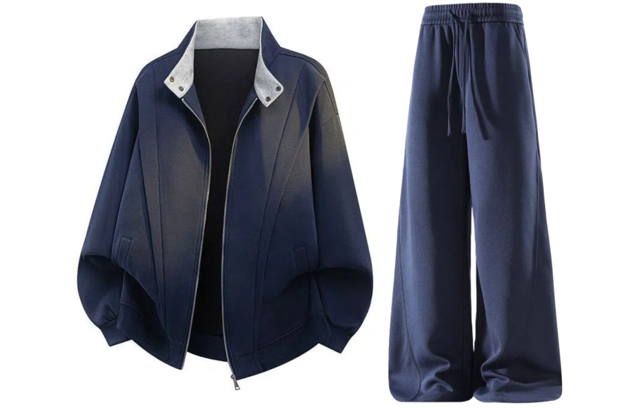 GWAF GWAF Sweatshirt Sets Unisex Stand Collar Thickened