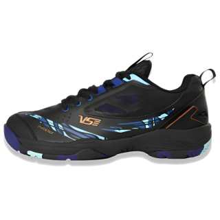 VS WEICHEN VS Cushioning Support Abrasion Resistant Breathable Slip Resistant Low top Badminton Shoes Unisex Black
