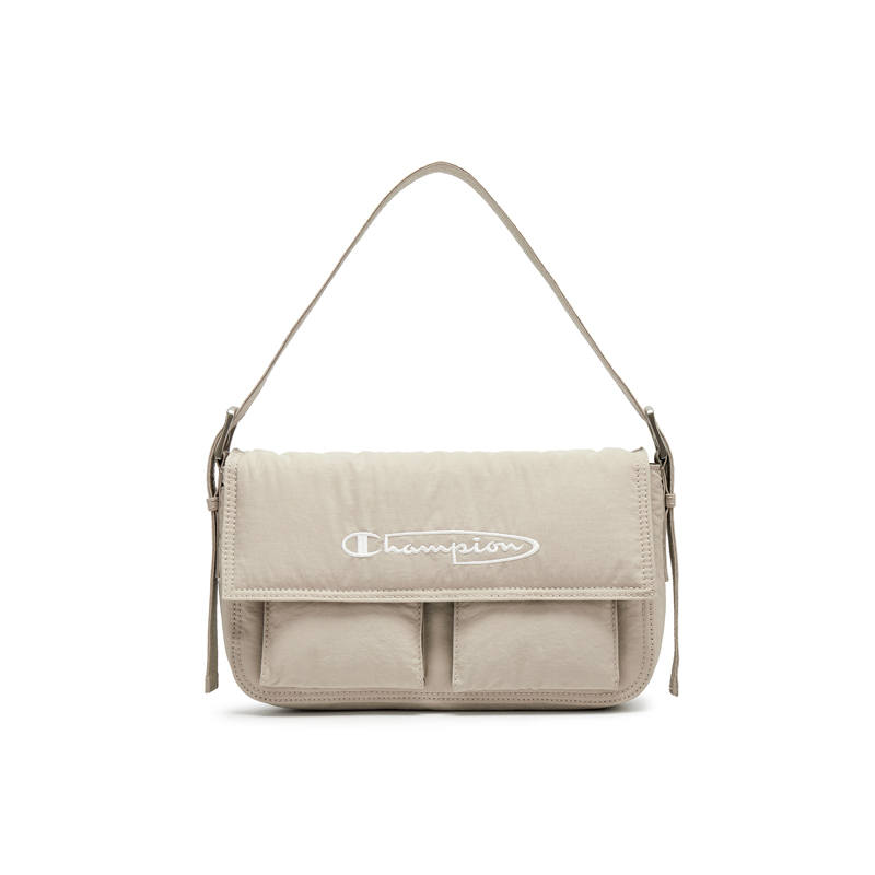 Champion Fabric Shoulder Bag Medium Unisex Light Apricot/Gray/Black/Denim/Pink