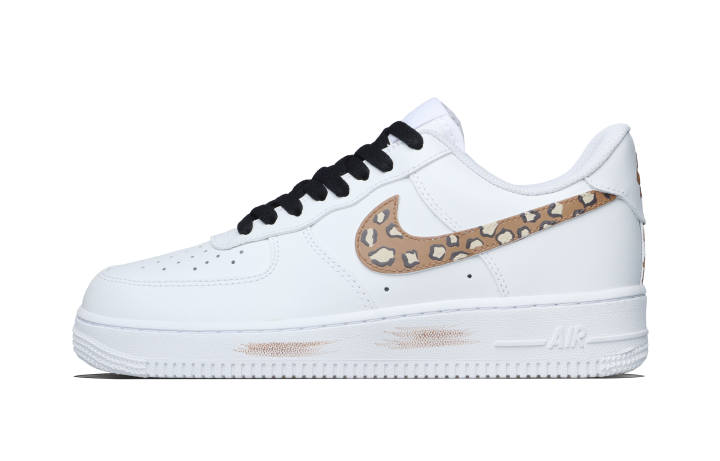 Nike Nike Air Force 1 Wild Fun Cow Leather Abrasion Resistant Abrasion Resistant Low top Skateboard Shoes Unisex Umber