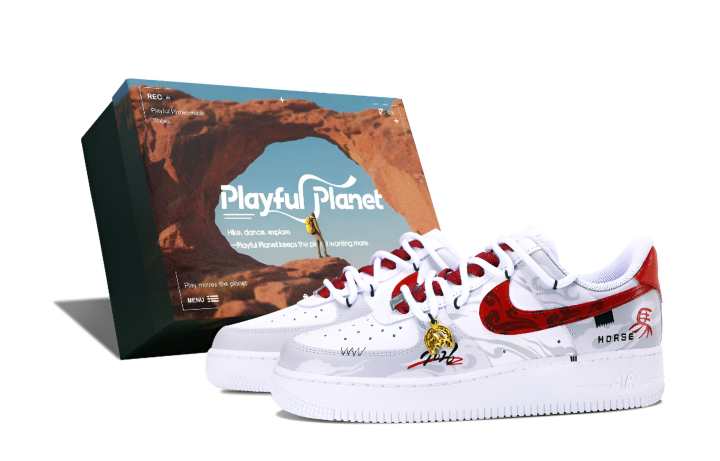 Nike Nike Air Force 1 Abrasion Resistant Breathable Low top Skateboard Shoes Unisex
