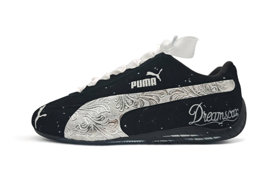 PUMA Speedcat Galaxy Dream, Night Wanderer's Journal Pu Lightweight Low top Casual Shoes Unisex Black