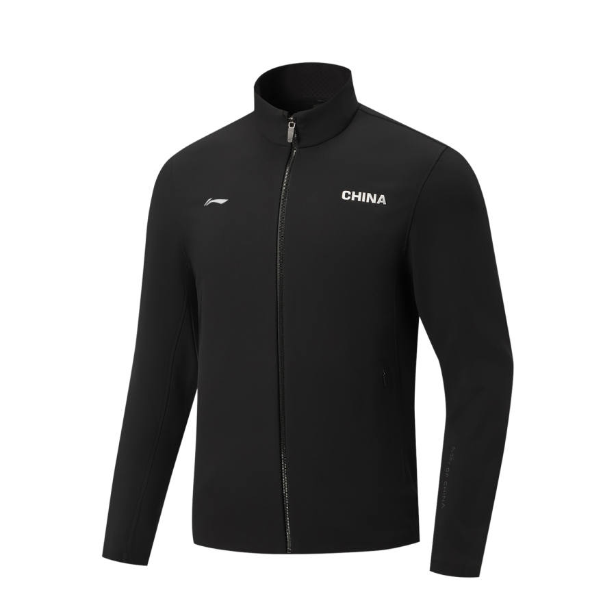 Li-Ning Li Ning Qingmu Stand Collar Fleece Lined Letter Versatile Zippers Thermal Jackets & Coats Men's