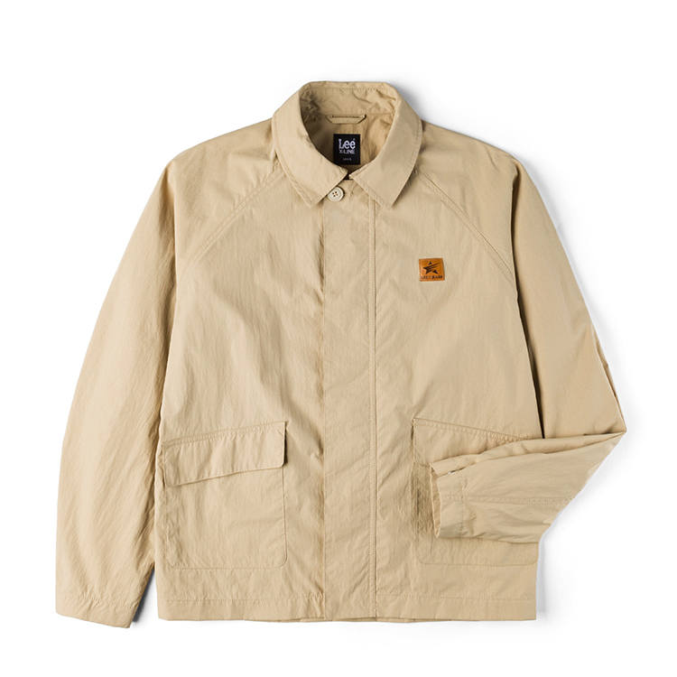 Lee Lee Jackets Unisex Khaki Lapel Moderate Workwear