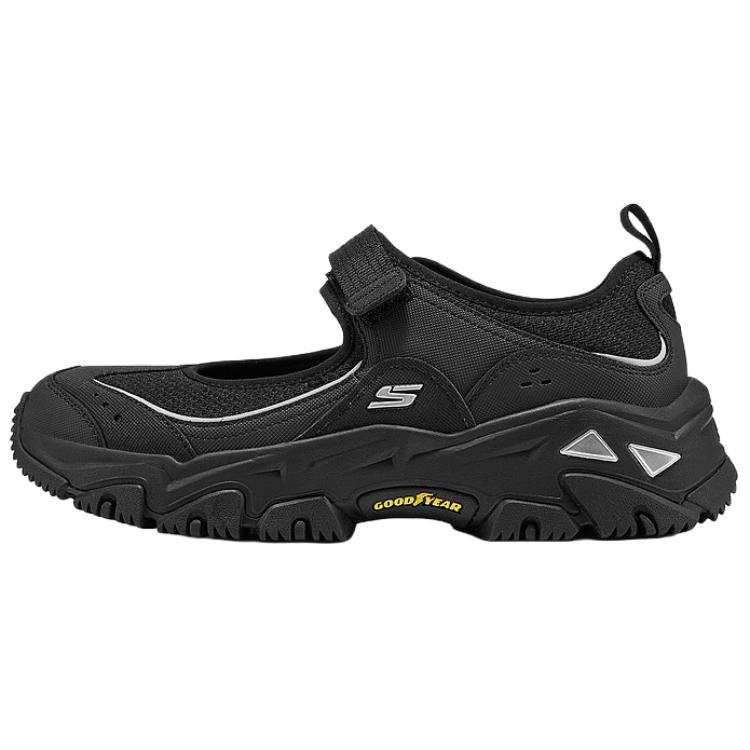 Skechers D'LITES Hiker Mary Jane Shoes Women's Black