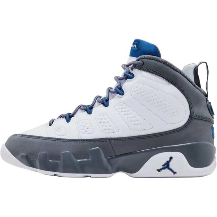 Jordan Jordan Air Jordan 9 Low top Basketball Shoes White Blue Unisex