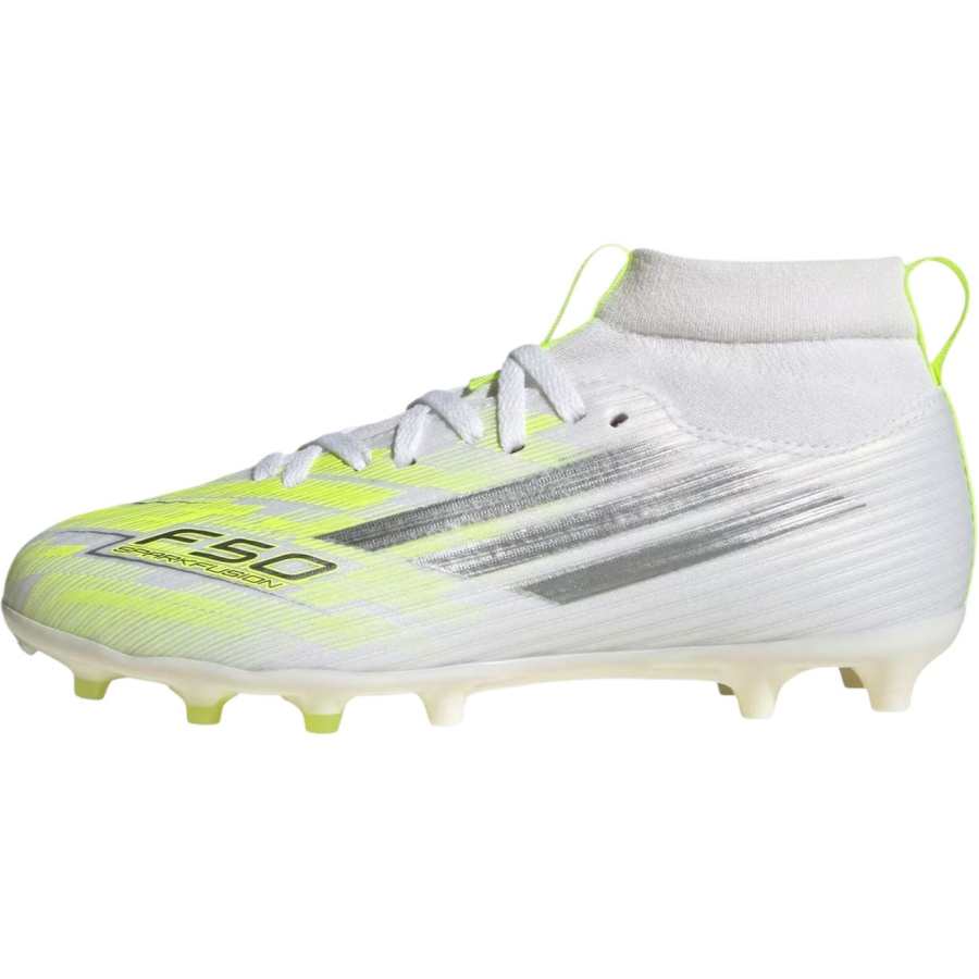 Adidas Adidas F50 Sparkfusion Mid top Kids' Soccer Shoes White Kids'