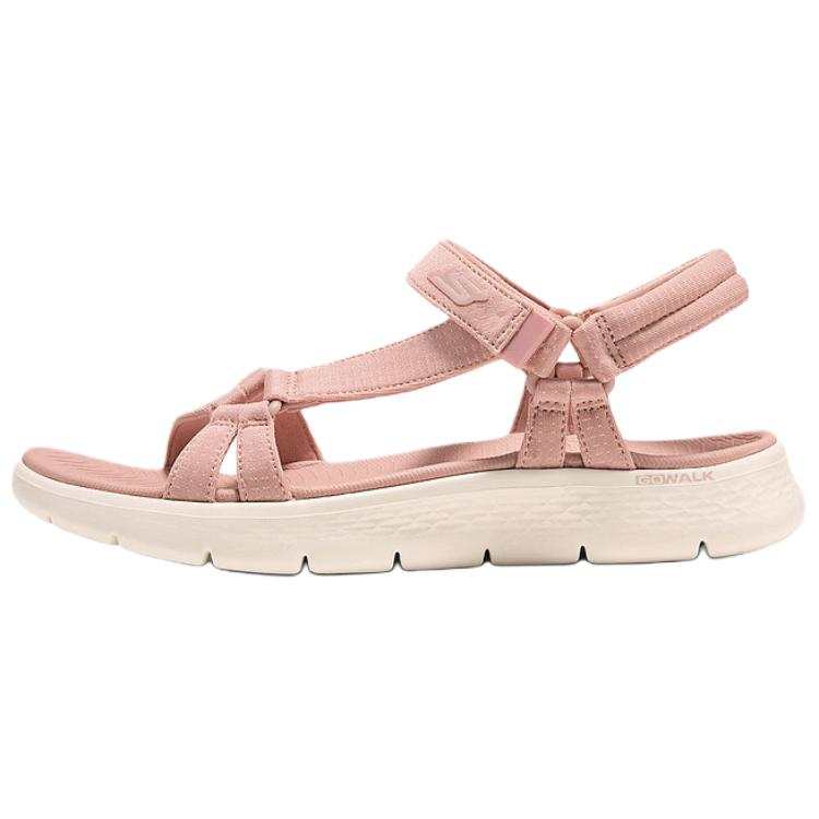 Skechers Go Walk Fle Beach Sandals Women's Nude Pink