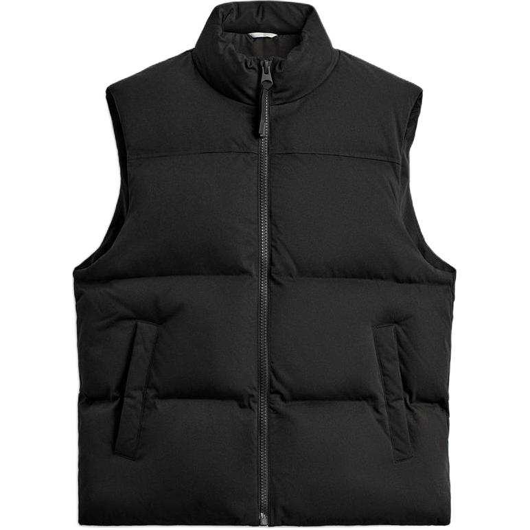 ZARA ZARA Vests Men's Black Stand Collar Moderate