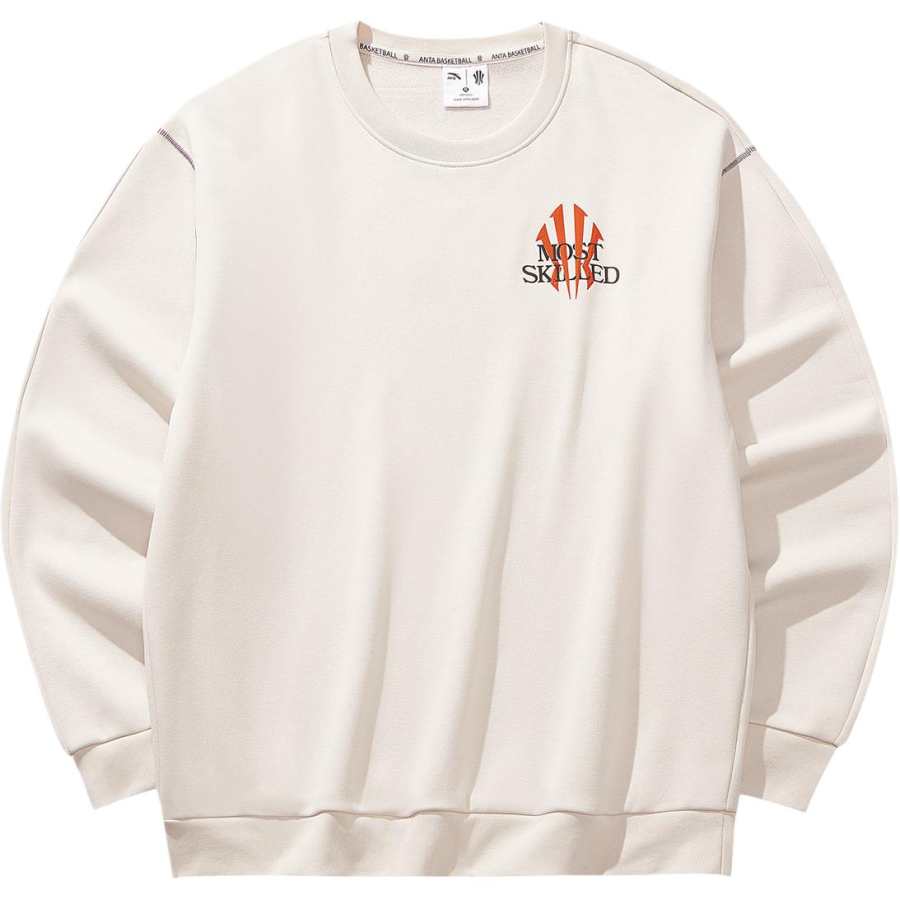 ANTA Anta Sweatshirt Men's Ivory White