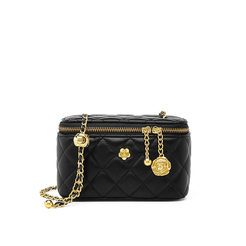 PAYOT Synthetic Leather Crossbody Bags Regular Women's Black