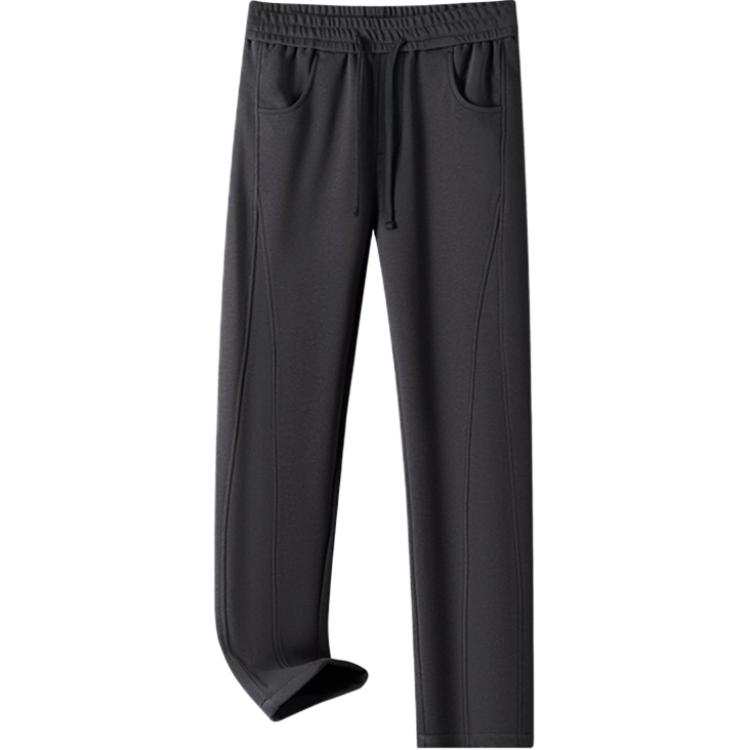 Hodo Casual Pants Men's Moderate Straight Fit Pants