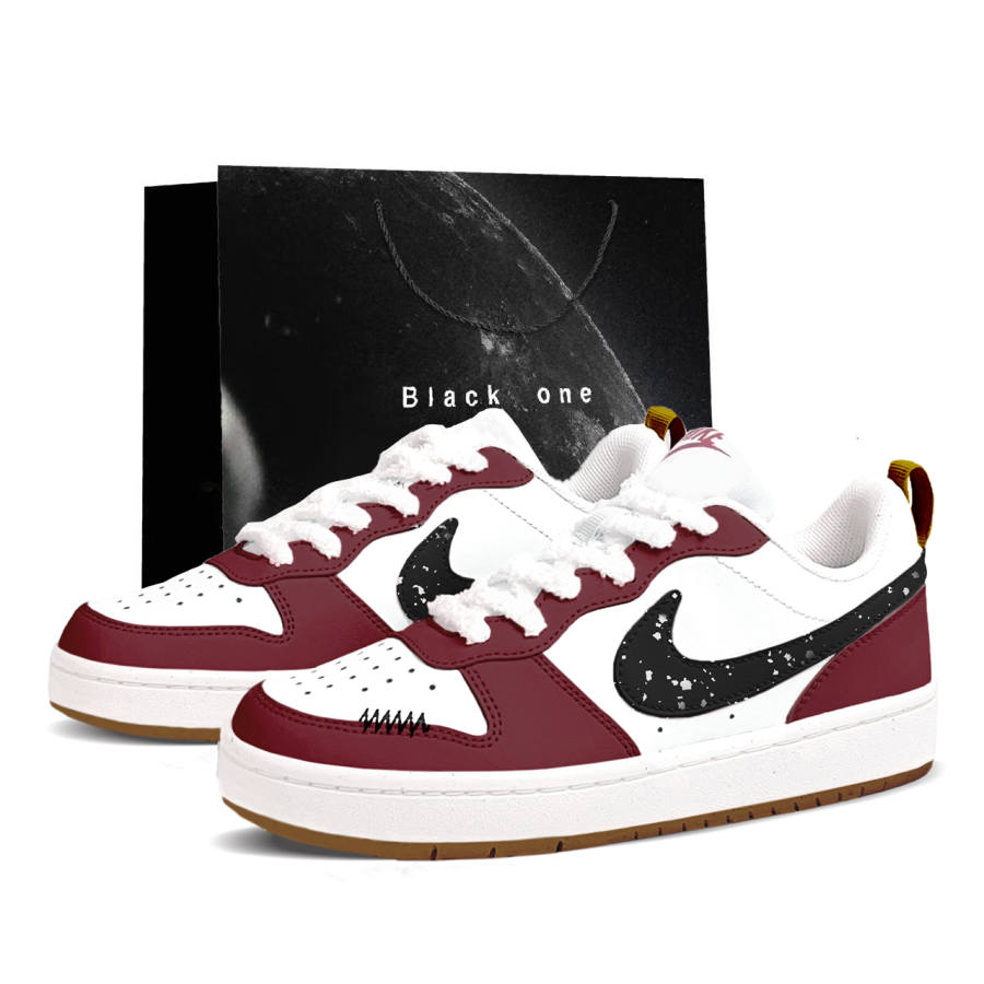 Nike Nike Court Borough Slip Resistant, Abrasion Resistant, Lightweight Cushioning Low top Kids' Skateboarding Shoes