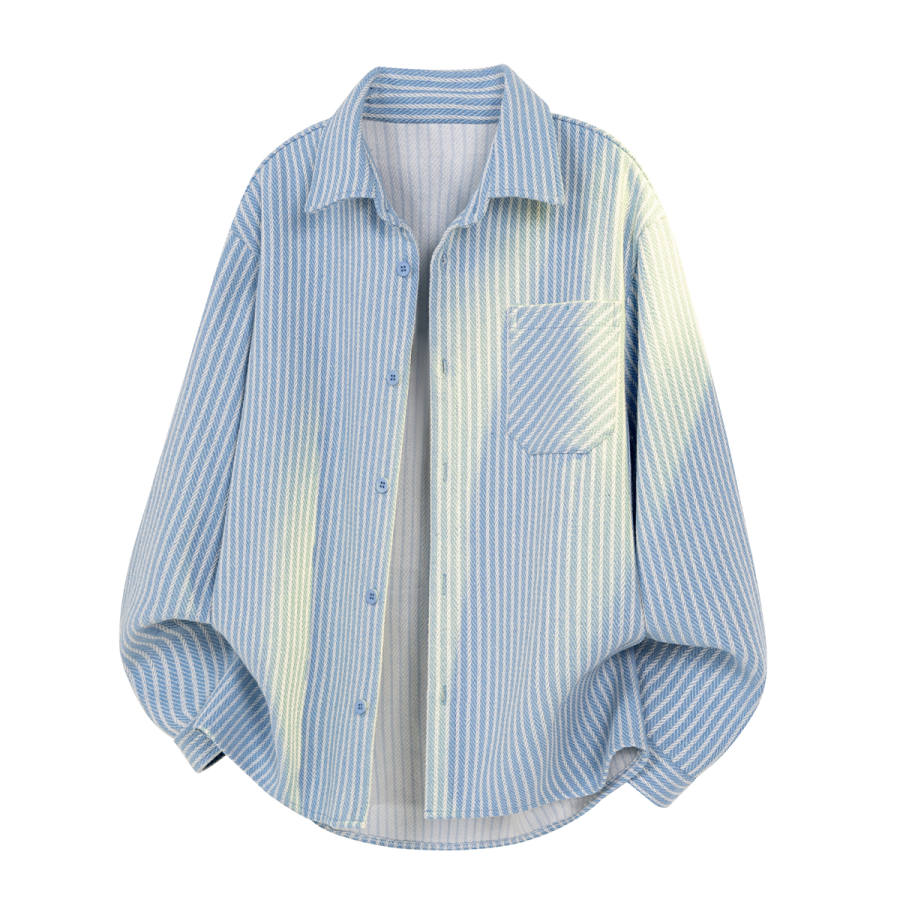 X1617 Shirts Unisex Lapel Moderate Shirt