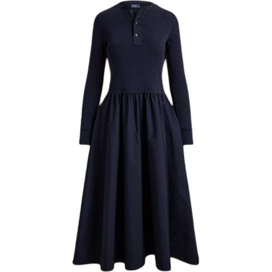 Polo Ralph Lauren Long Sleeved Dress Women's Dark Blue