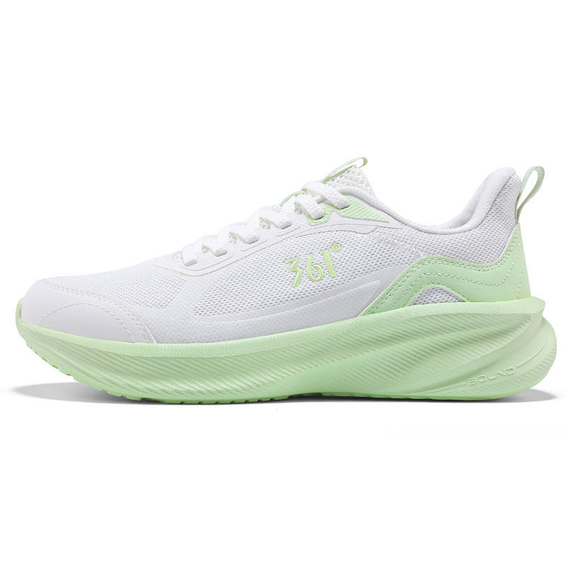 361° Sharp Leaf 5.0 Low top Casual Running Shoes Women's White Green