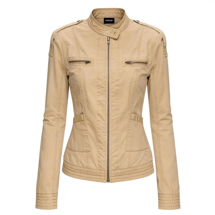 Aaisup Aaisup Jackets & Coats Women's Khaki