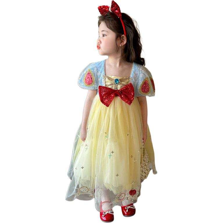 Lanza Dress Yellow Children Aged 3 7 Years Old