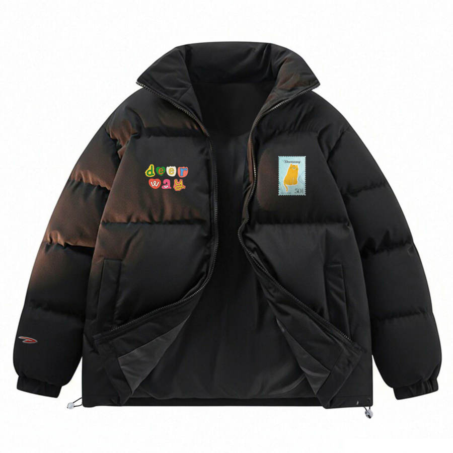 DEERWAY DEERWAY Puffer Jackets Unisex Stand Collar Moderate Padded Puffer Jacket