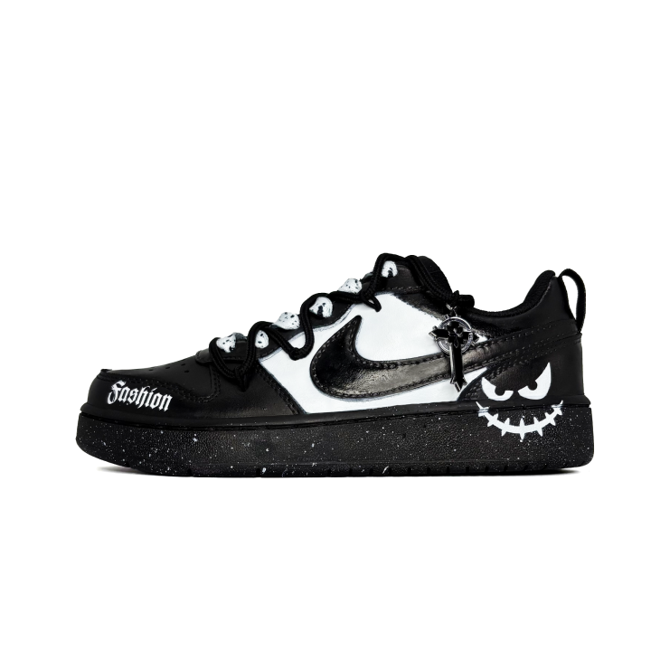 Nike Nike Court Borough Gothic Romance Synthetic Leather Abrasion Resistant Slip Resistant Abrasion Resistant Slip Resistant
