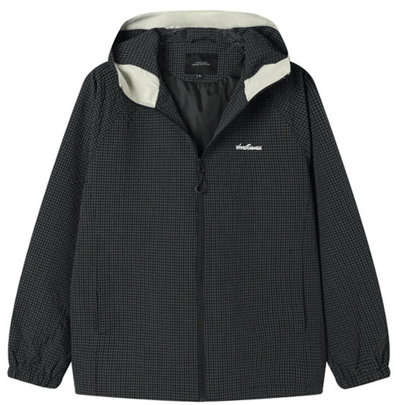 Tonlion Jackets Unisex Black Hooded Moderate Other