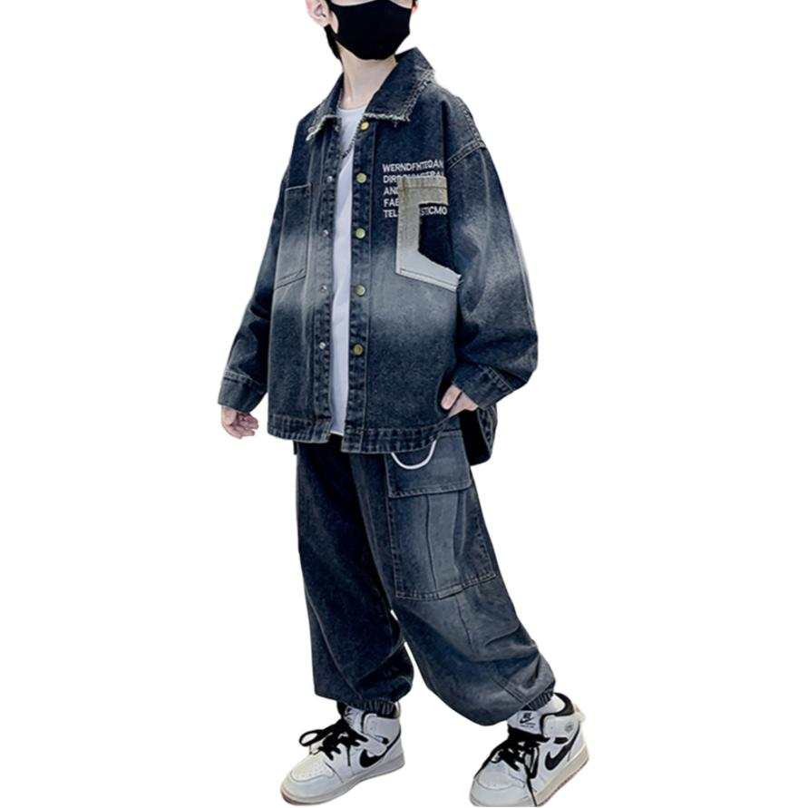 Lanza Casual Sportswear Orchid Grey Denim Teenagers