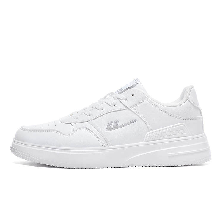 WARRIOR Warrior White Sneakers Low top Skateboard Shoes Unisex White