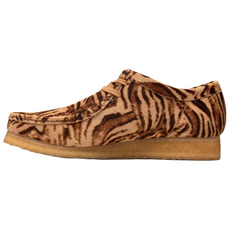 Clarks Wallabee Casual Shoes Men's Tiger Print