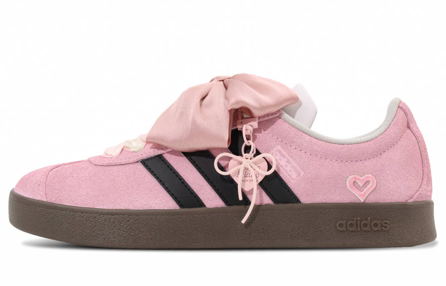 Adidas Adidas VL COURT 2.0 Low top Skateboard Shoes Women's Black Pink