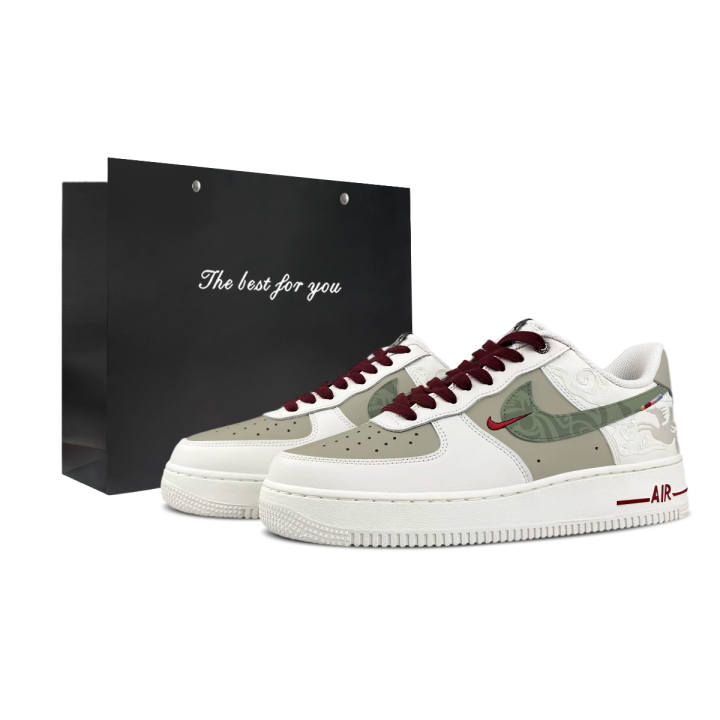 Nike Nike Air Force 1 BNK Celestial Horse Auspicious Clouds Abrasion Resistant Breathable Low top Skateboard Shoes Unisex