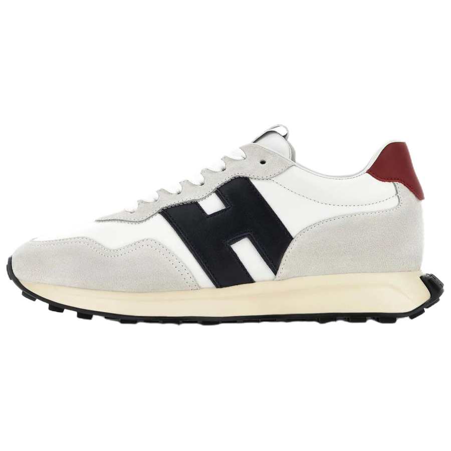 HOGAN H601 Low top Casual Shoes 4.5cm Men's Gray White