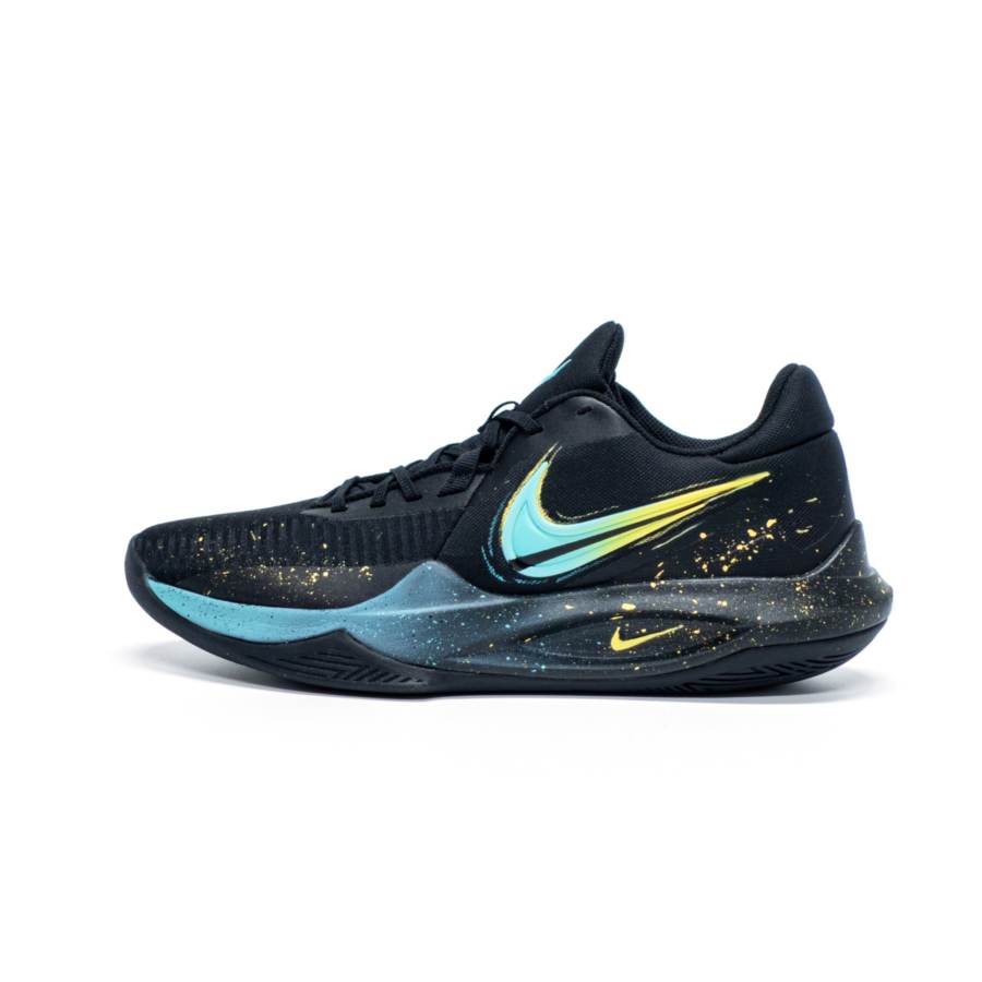 Nike Nike Precision 6 Sunset California, Fashion Trend, Classic And Versatile Low top Basketball Shoes Men's Black Blue