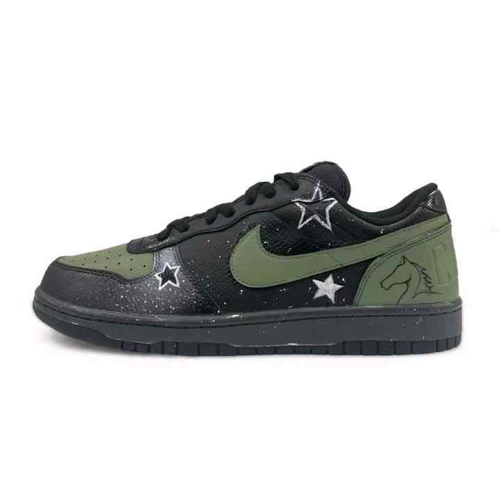 Nike Nike Big Abrasion Resistant Breathable Abrasion Resistant Breathable Low top Skateboard Shoes Men's Green