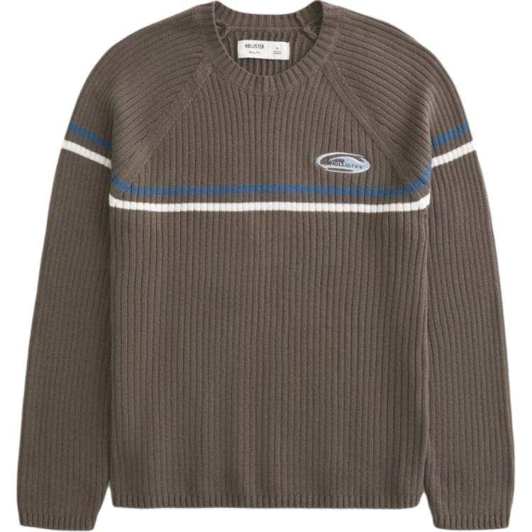 Hollister/ Sweaters Men's Brown Crew Neck Moderate