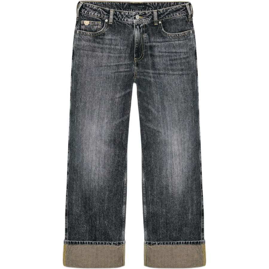 ZARA Jeans Women's Black Moderate Straight Fit Pants