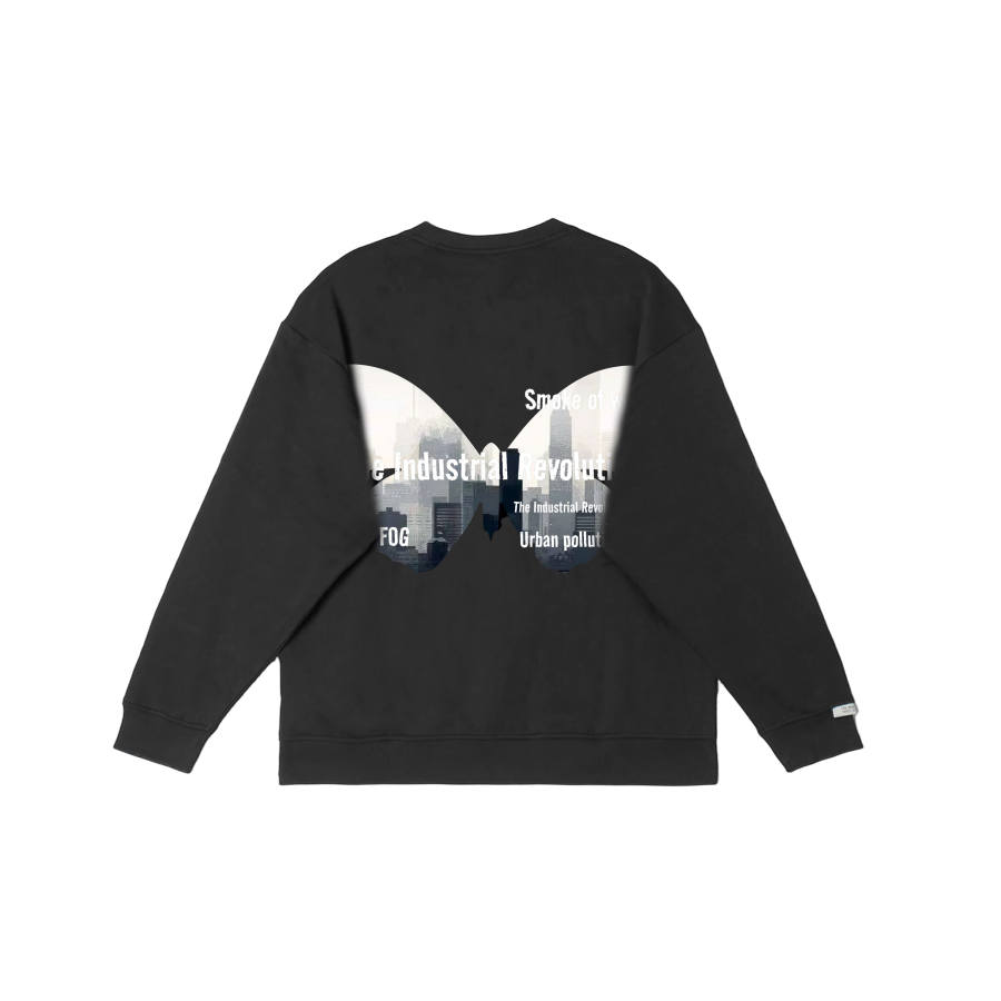 Adidas Adidas LABEL Sweatshirts Unisex Black Crew Neck Moderate Regular