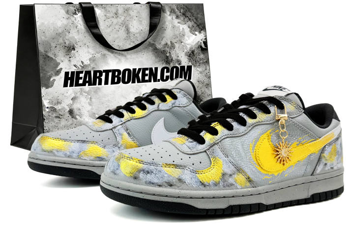 Nike Nike Big Suixin, Sun God, Shopping Bag Low top Skateboard Shoes Men's Gray