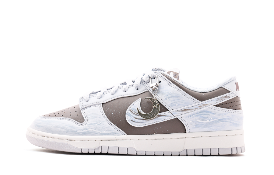 Nike Nike Dunk Coverage Slip Resistant And Abrasion Resistant Low top Skateboard Shoes Men's Black Blue