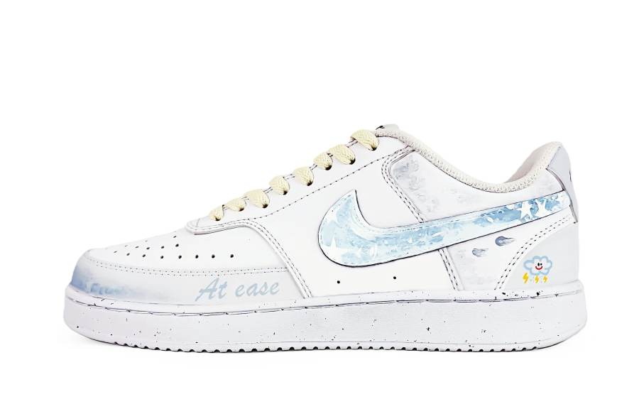 Nike Nike Court Vision 1 Gentleman Geek Abrasion Resistant Slip Resistant Abrasion Resistant Slip Resistant Low top