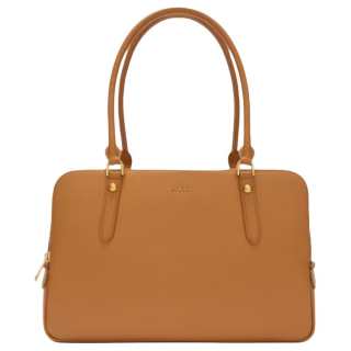 Furla Textured Leather Shoulder Bag Large Women's Caramel Brown