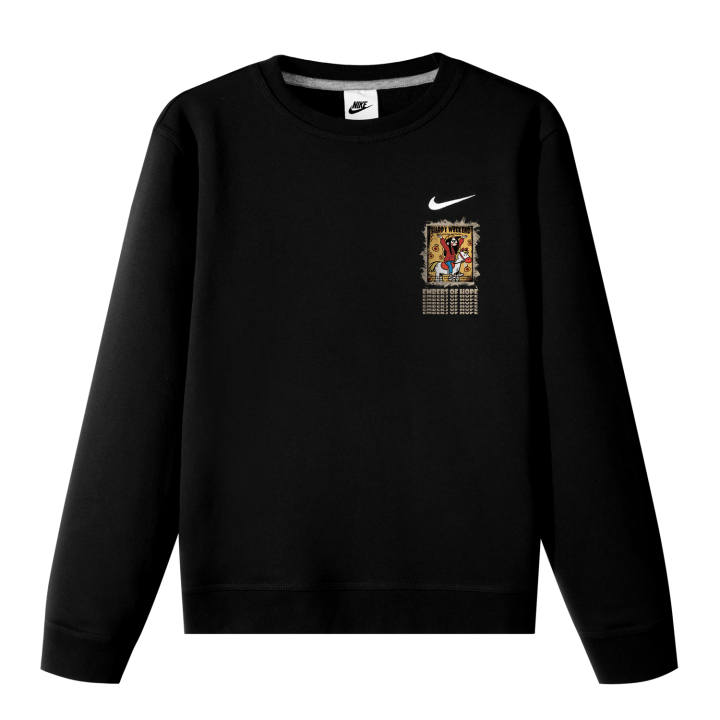 Nike Nike Club Fleece Lined CNY Prosperity Crew Neck Long Sleeved Pullover Sweatshirt Unisex Black
