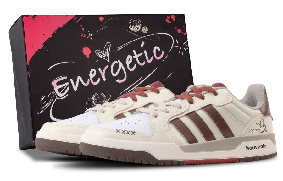 Adidas Neo Entrap Chestnut Blush Cushioning Abrasion Resistant Cushioning, Wear Resistant Low top Skateboard Shoes