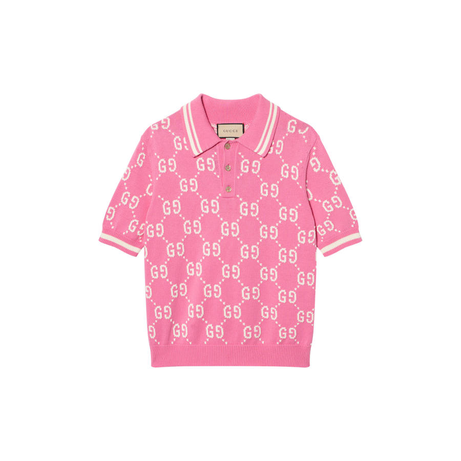 GUCCI Monogrammed Polo Shirt