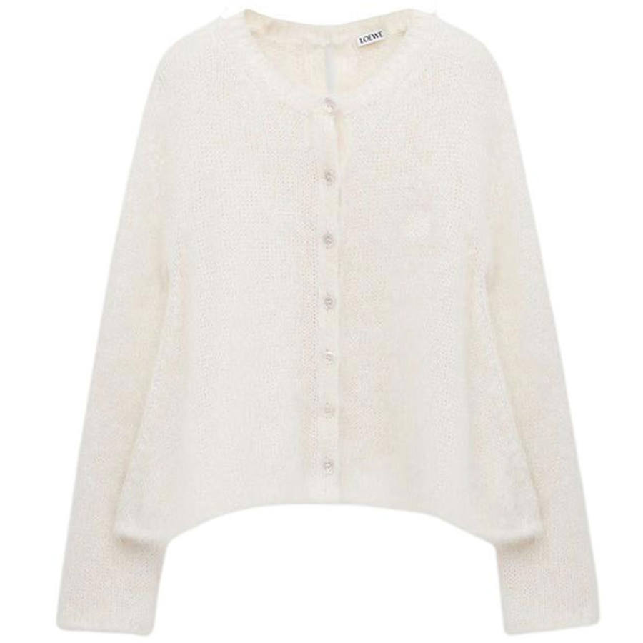 LOEWE LOEWE Anagram Embroidered Cardigan
