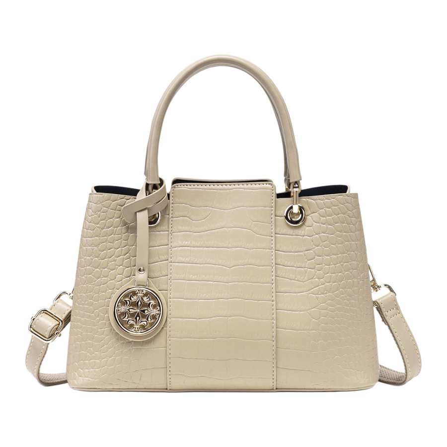 PAYOT PAYOT Synthetic Leather Handbag Regular Women's Khaki
