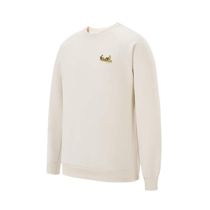 Adidas Adidas Sweatshirts Men's Ecru Crew Neck Thickened